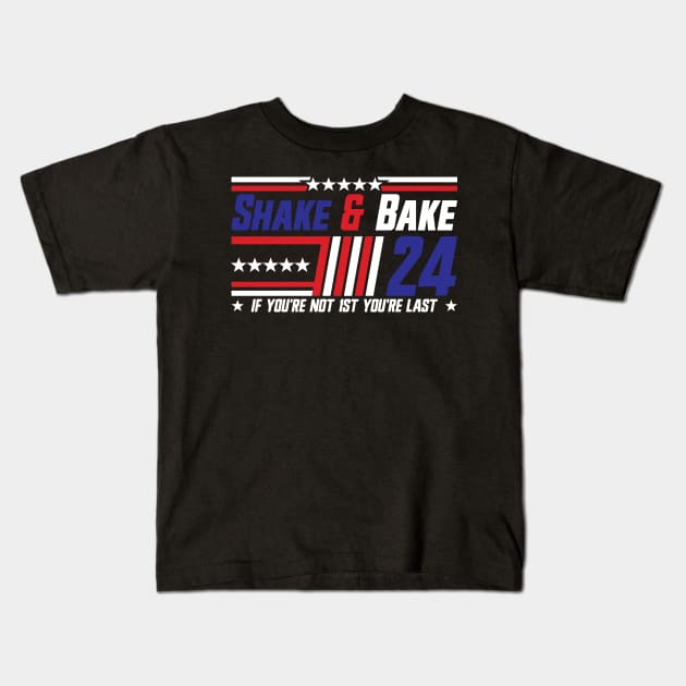 Shake And Bake 24 If You're Not 1st You're Last v2 Kids T-Shirt by Emma